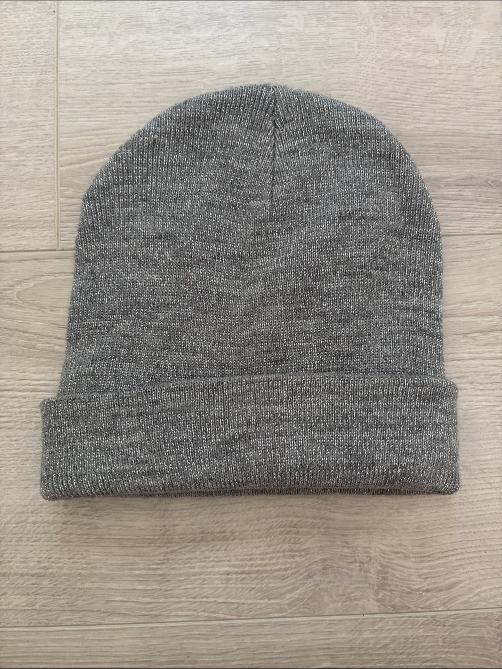 Classic Silver Knit Beanie - Unbranded